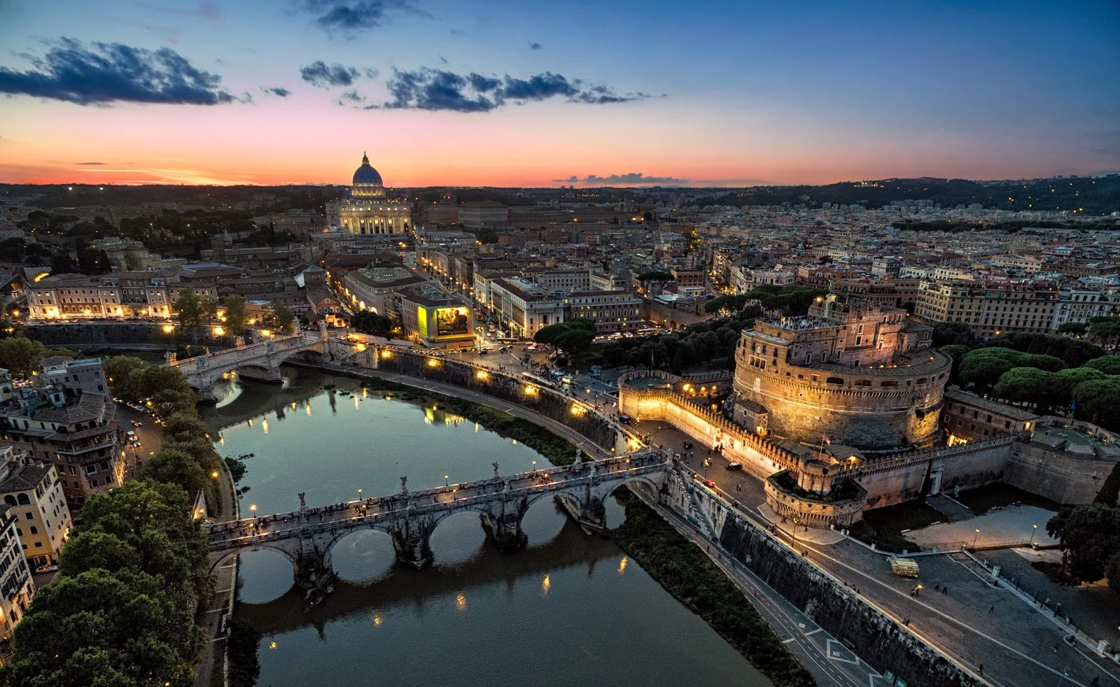 Rome HDR photography with a drone