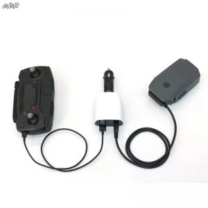 2 in 1 Car charger battery & remote control