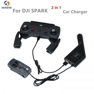 2 in 1 Car Charger For DJI SPARK