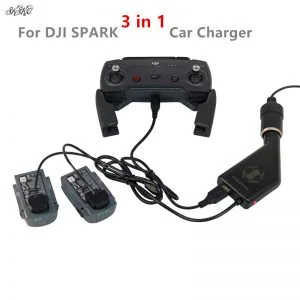 3 in 1 Car Charger For DJI SPARK