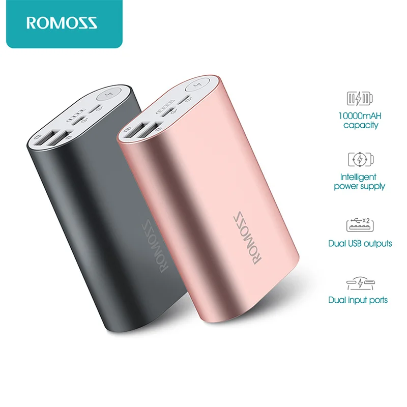 ROMOSS ACE 10000mAh Dual USB Power Bank