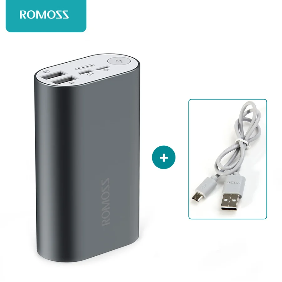 ROMOSS ACE 10000mAh Dual USB Power Bank - Image 3
